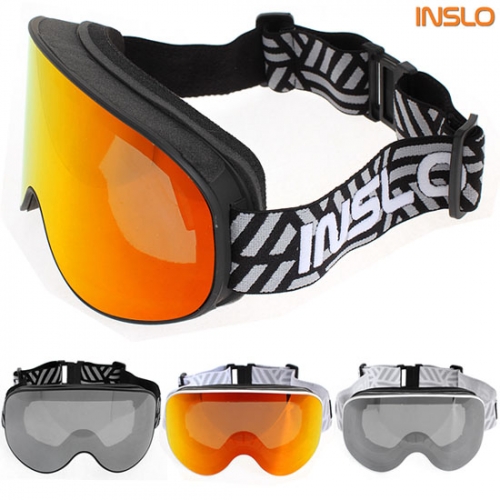 [인슬로]성인용 안경병용 스키/보드 고글 RIK8215/자외선차단/헬멧착용가능/김서림방지 코팅