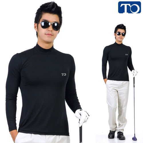 [티오]프리미어 골프 이너웨어 기능성 반폴라 티셔츠 TA231M/목폴라티